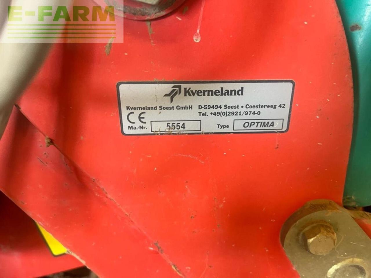 Kverneland Optima - Semeadora de precisão: foto 2 Kverneland Optima - Semeadora de precisão: foto 2
