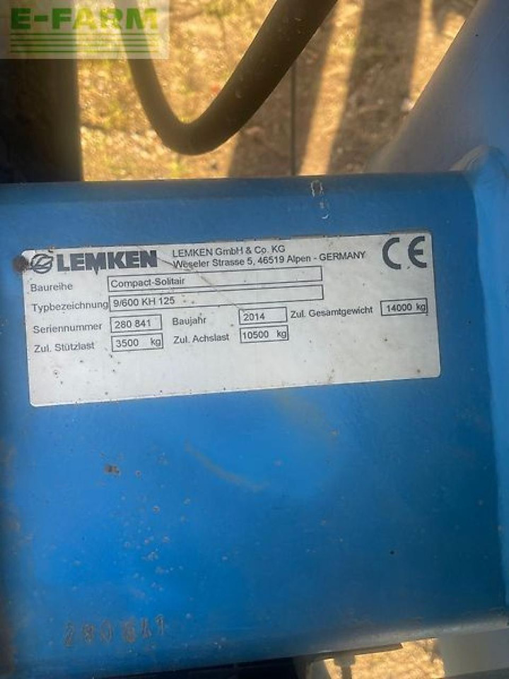Semeadeira Lemken compact solitair: foto 22