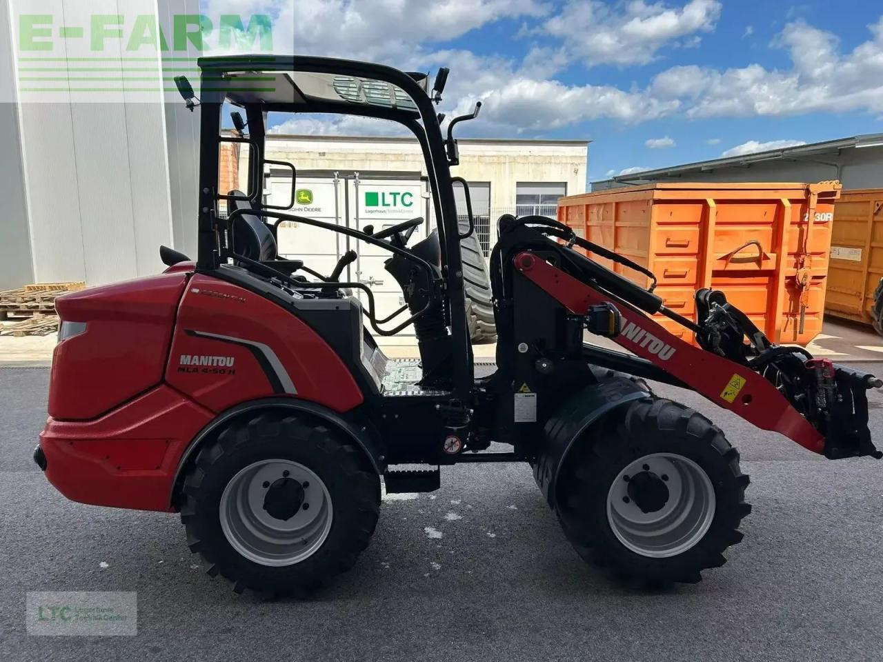 Pá carregadora de rodas Manitou hoflader mla 4-50: foto 6