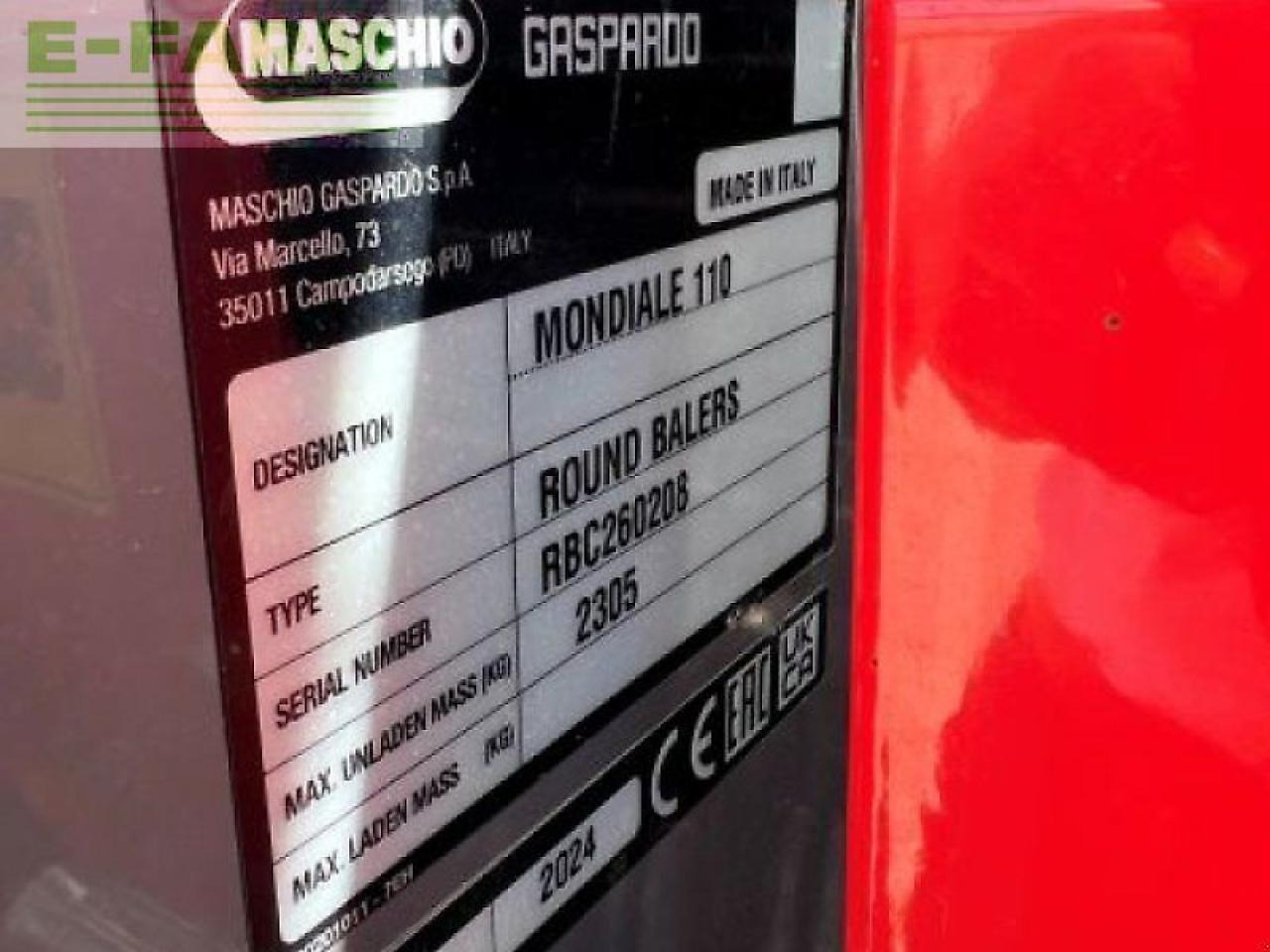 Maschio mondiale 110 topcut maschio fe - Enfardadeira de fardos quadrados: foto 3 Maschio mondiale 110 topcut maschio fe - Enfardadeira de fardos quadrados: foto 3