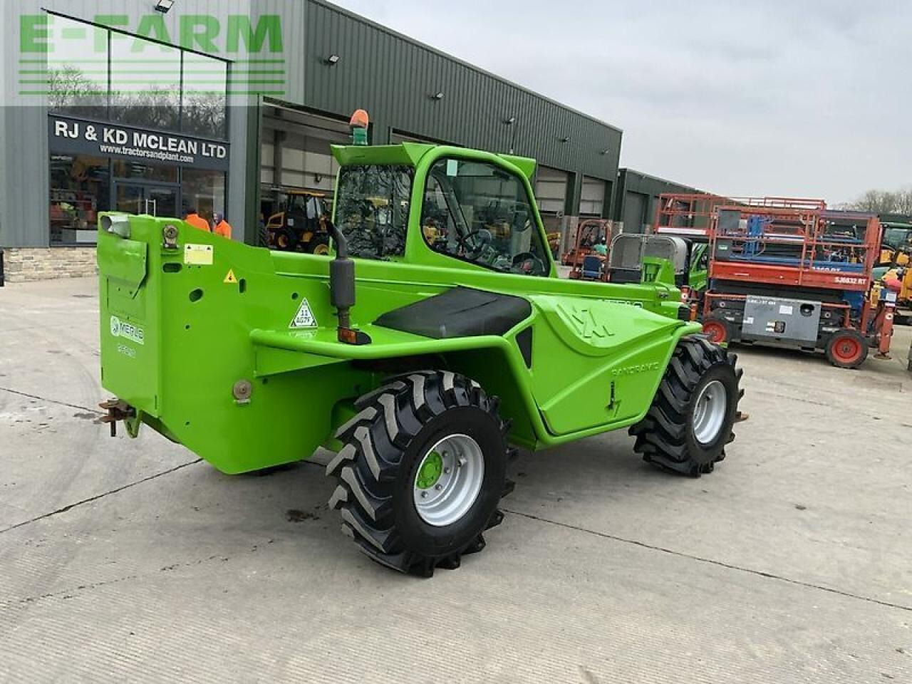 Empilhador telescópico Merlo p60.10 telehandler (st22348): foto 8