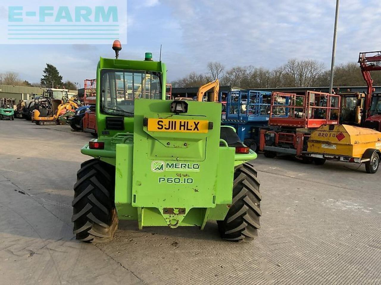 Empilhador telescópico Merlo p60.10 telehandler (st22426): foto 6