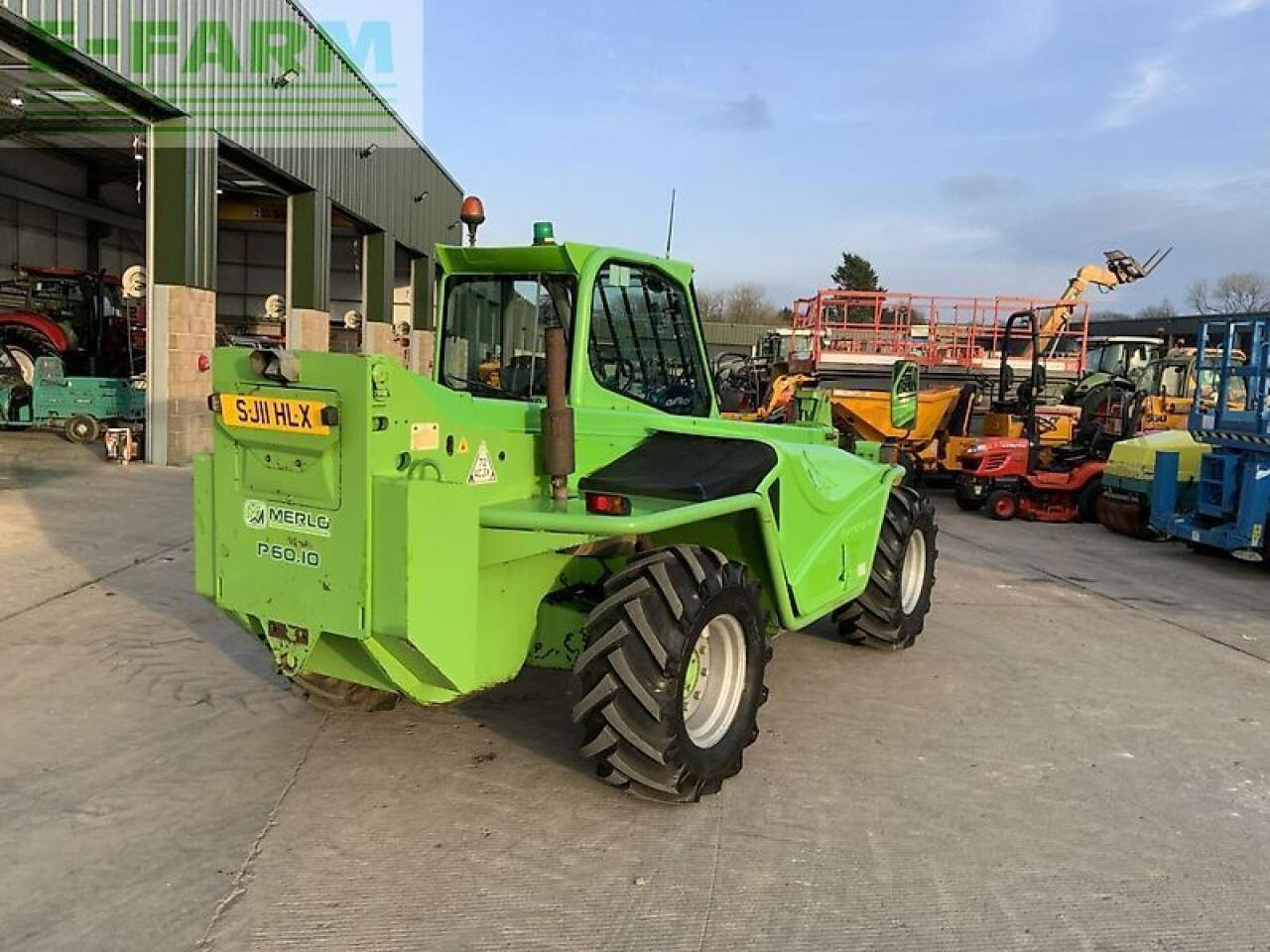 Empilhador telescópico Merlo p60.10 telehandler (st22426): foto 7