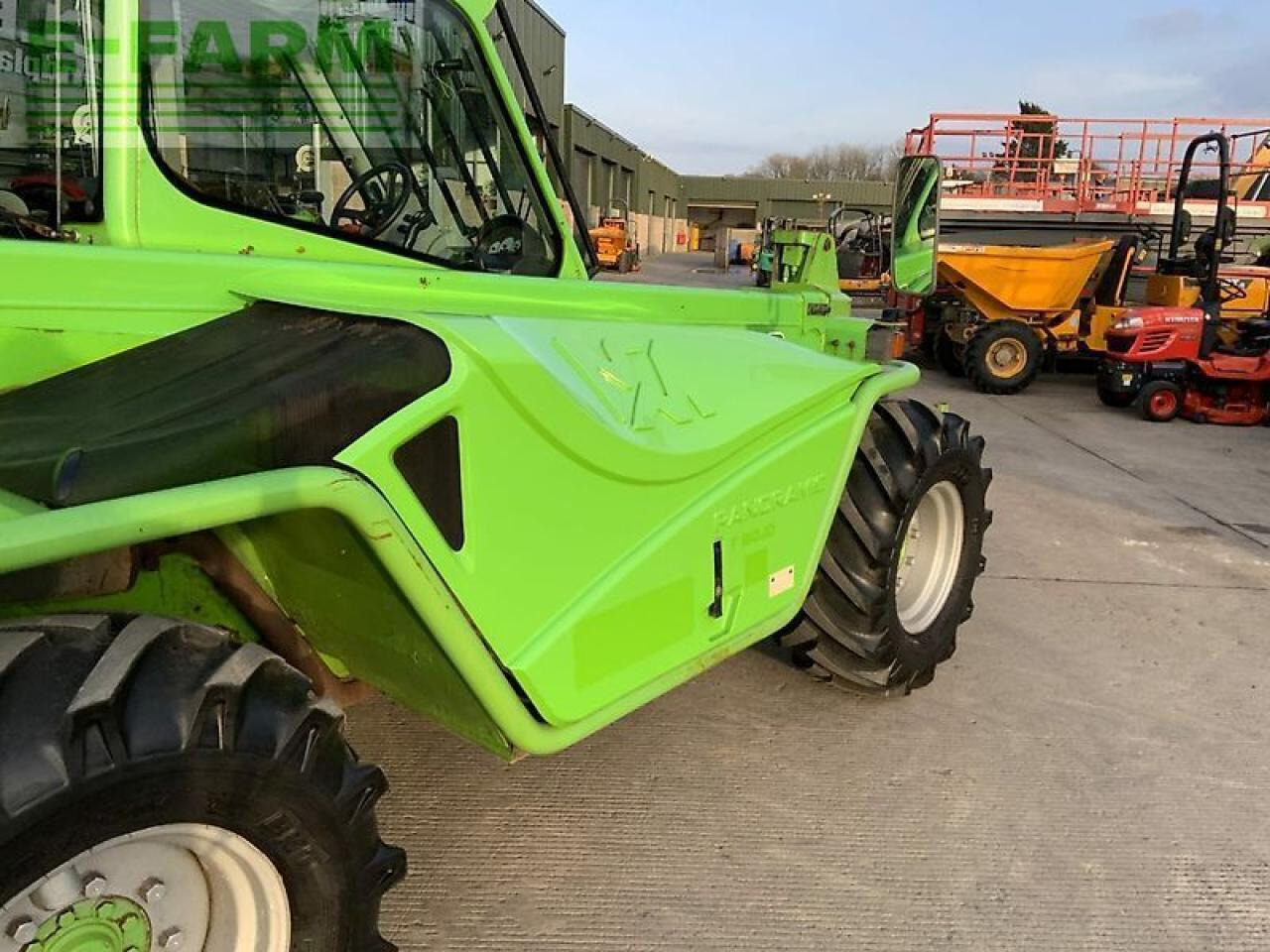 Empilhador telescópico Merlo p60.10 telehandler (st22426): foto 9