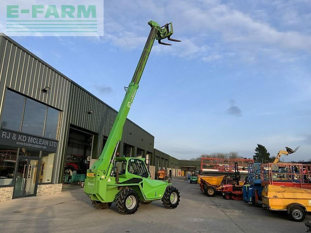 Empilhador telescópico Merlo p60.10 telehandler (st22426): foto 12