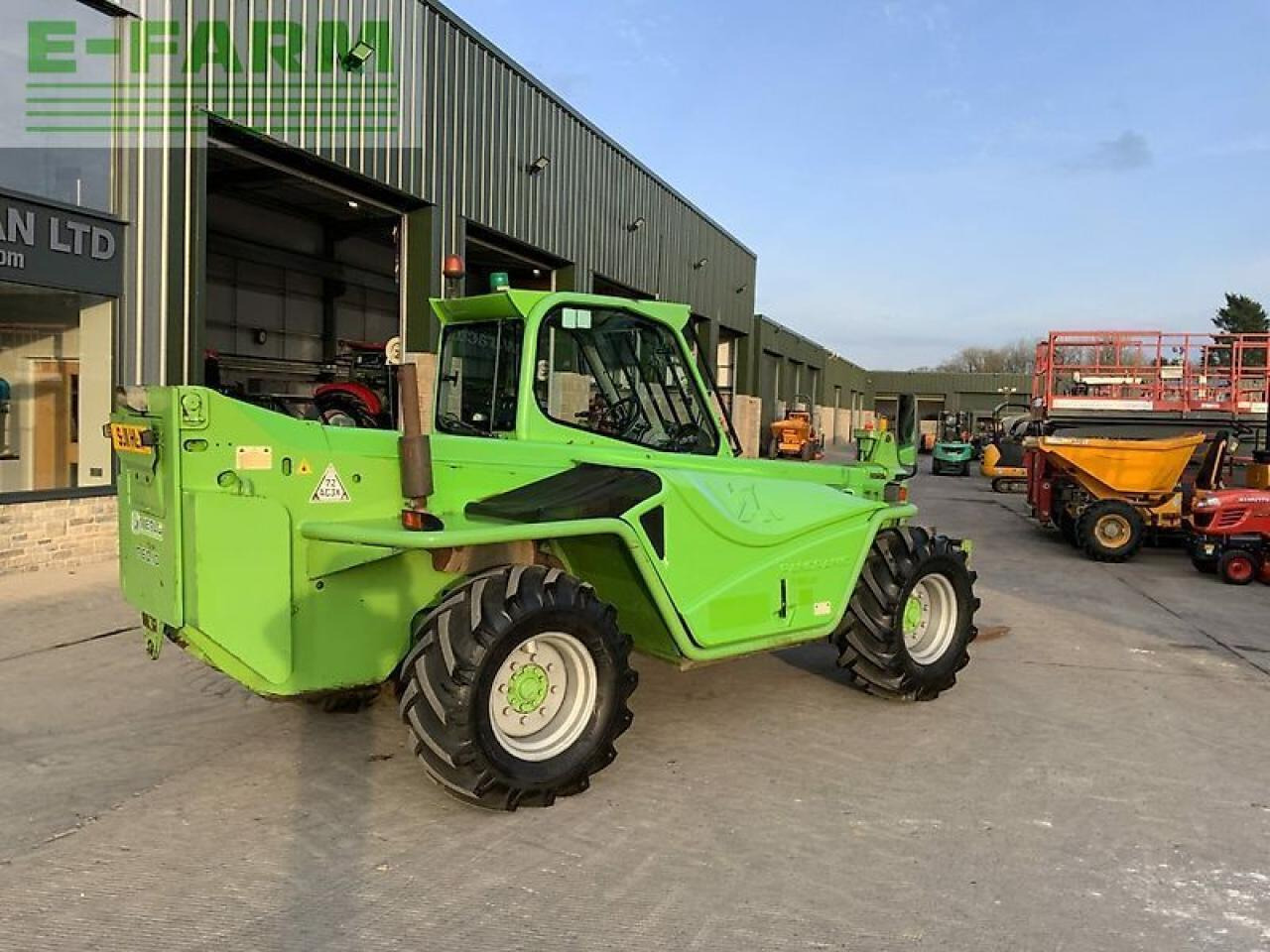 Empilhador telescópico Merlo p60.10 telehandler (st22426): foto 8