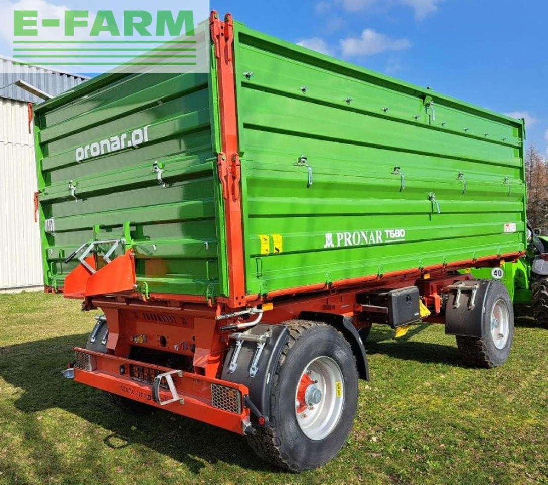Pronar t680 zweiachs- dreiseitenkipper - Reboque basculante agrícola: foto 5 Pronar t680 zweiachs- dreiseitenkipper - Reboque basculante agrícola: foto 5