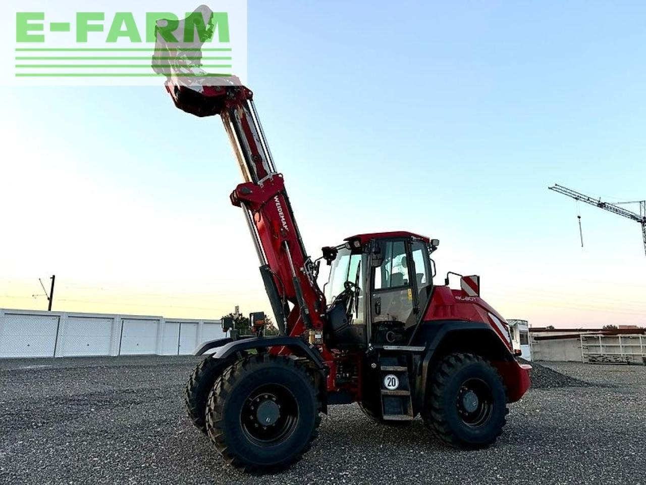 Pá carregadora de rodas Weidemann 9080t 9580t radteleskoplader: foto 9