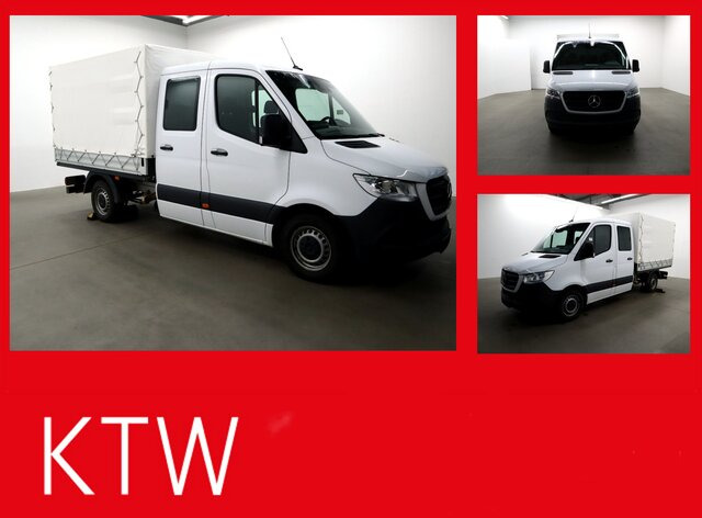 Carrinha de caixa aberta, Carrinha cabine dupla MERCEDES-BENZ Sprinter 215 CDI DOKA,Automatik,AHK,MBUX: foto 1
