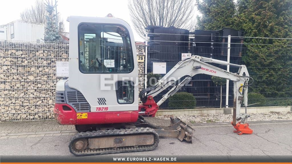 Takeuchi TB219, Minibagger mit neuem Schnellwechsler MS 03 - Mini escavadeira: foto 4 Takeuchi TB219, Minibagger mit neuem Schnellwechsler MS 03 - Mini escavadeira: foto 4