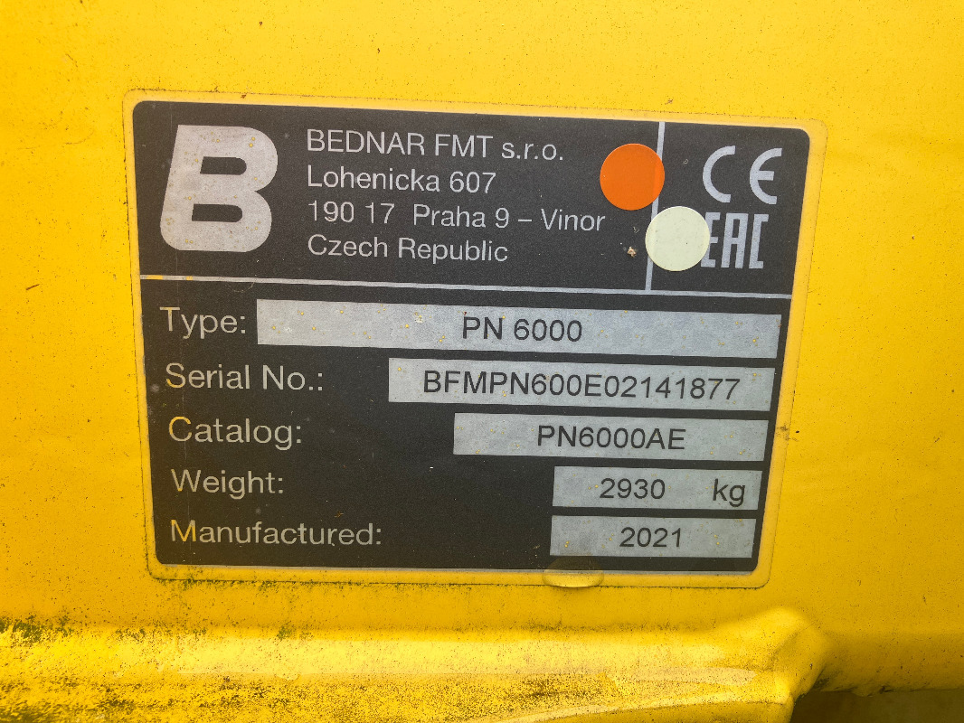 Bednar Striegel-PRO PN 6000 - Equipamento de fertilização: foto 4 Bednar Striegel-PRO PN 6000 - Equipamento de fertilização: foto 4