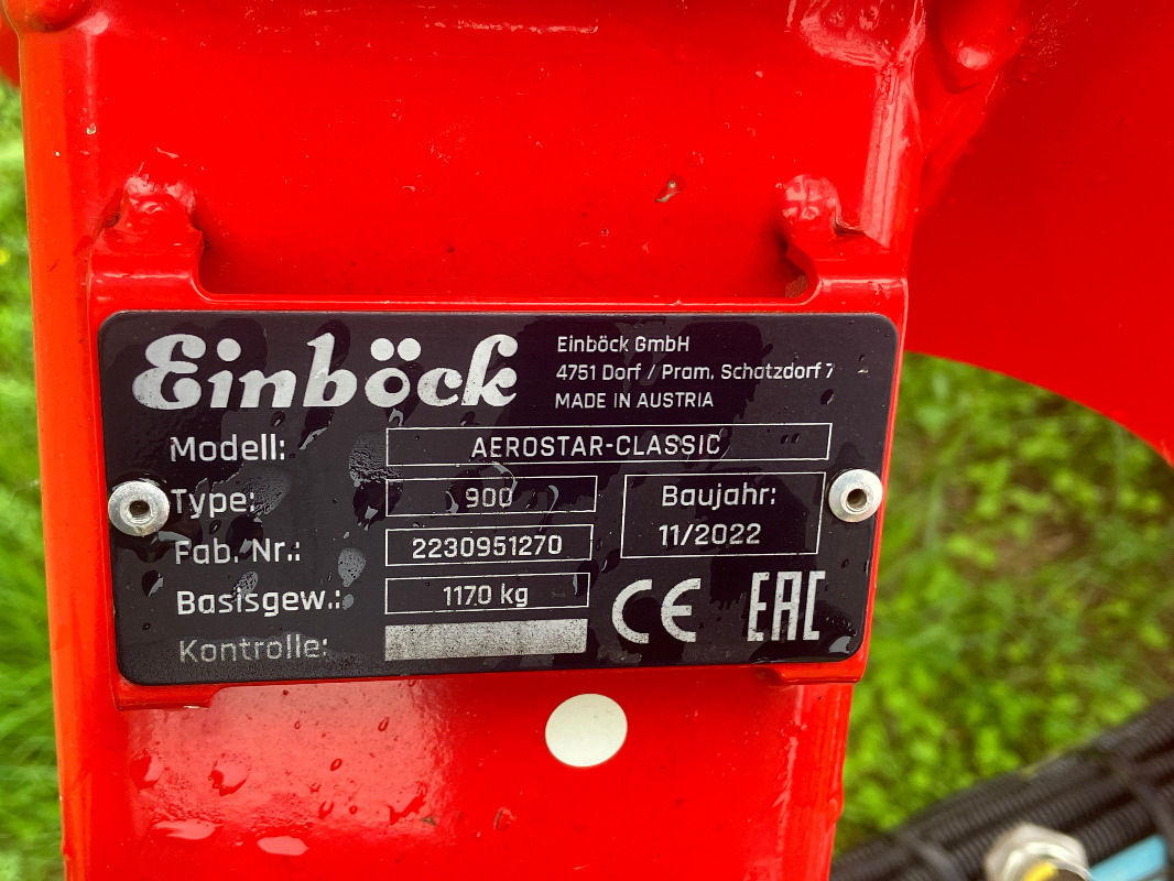 Einböck Aerostar-Classic 900 S - Equipamento de fertilização: foto 3 Einböck Aerostar-Classic 900 S - Equipamento de fertilização: foto 3