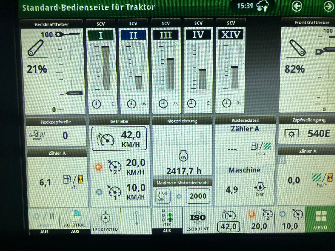 John Deere 6R185 - Trator: foto 2 John Deere 6R185 - Trator: foto 2