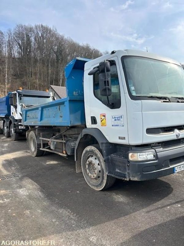 CAMION BI-BENNE RENAULT PREMIUM 270 DCI 420 000 KM 2002 - Camião: foto 1 CAMION BI-BENNE RENAULT PREMIUM 270 DCI 420 000 KM 2002 - Camião: foto 1