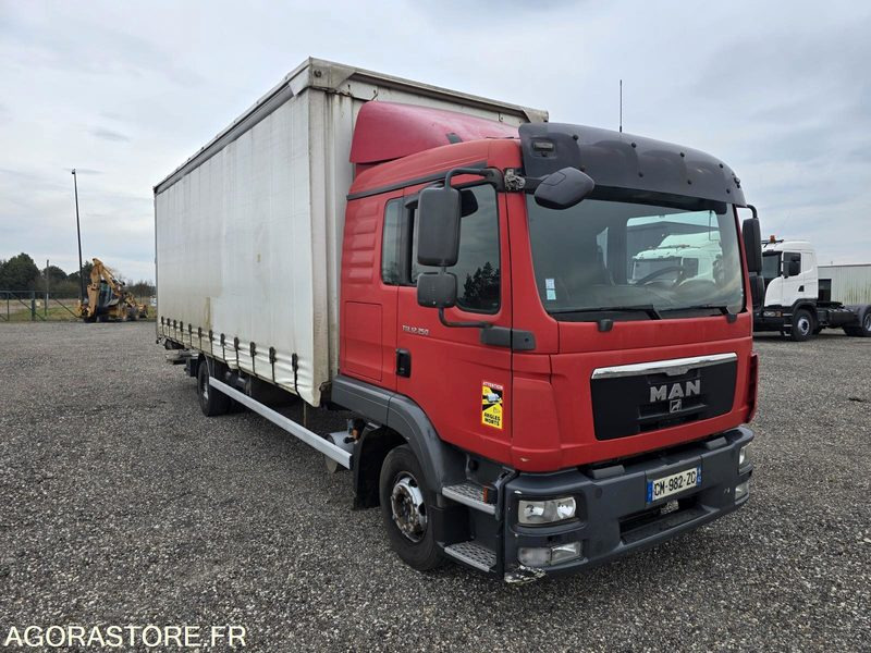 MAN TGL 12.250 - 2012 - 697000km - Camion Ridelles Coulissantes - Camião: foto 2 MAN TGL 12.250 - 2012 - 697000km - Camion Ridelles Coulissantes - Camião: foto 2
