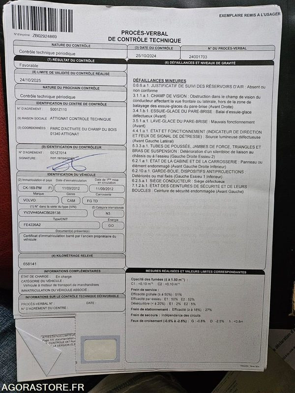 Porteur Volvo frigo - Camião: foto 4 Porteur Volvo frigo - Camião: foto 4