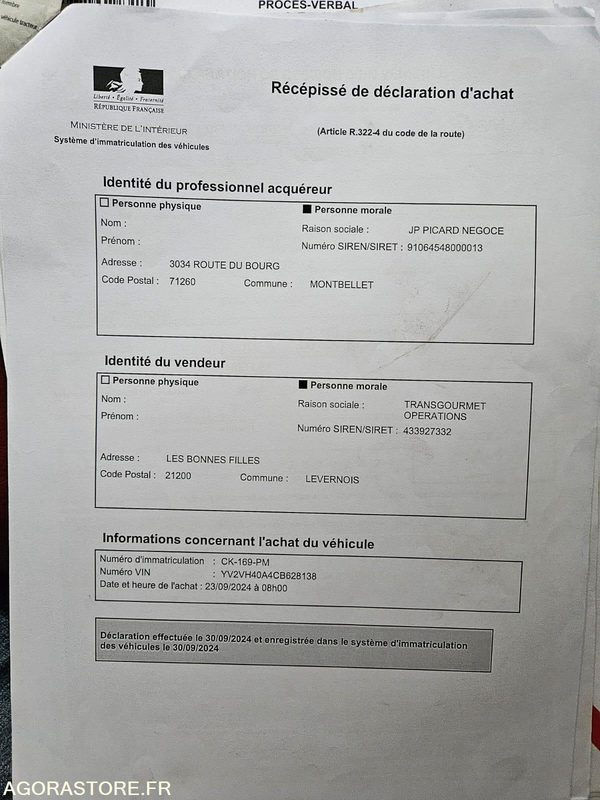 Porteur Volvo frigo - Camião: foto 5 Porteur Volvo frigo - Camião: foto 5