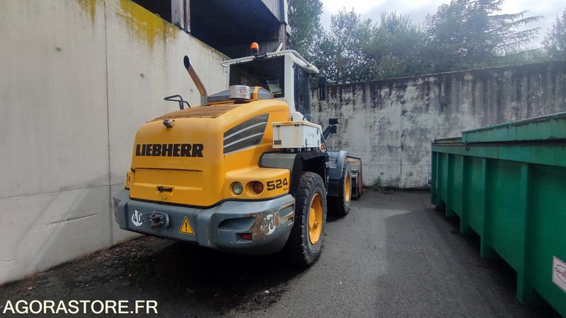 Chargeuse LIEBHERR L524 avec godet haut déversement - 2012 - Pá carregadora: foto 2 Chargeuse LIEBHERR L524 avec godet haut déversement - 2012 - Pá carregadora: foto 2