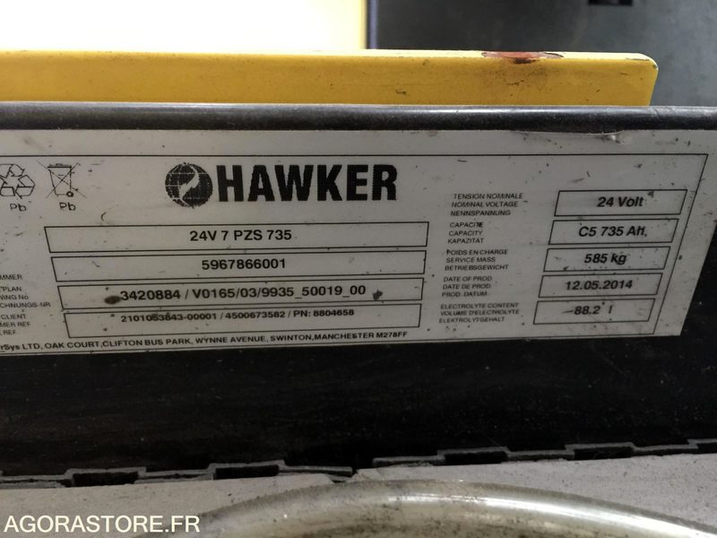 Chariot frontal 3 roues 2014 - Hyster A1.3 XNT - Empilhadeira elétrica: foto 4 Chariot frontal 3 roues 2014 - Hyster A1.3 XNT - Empilhadeira elétrica: foto 4