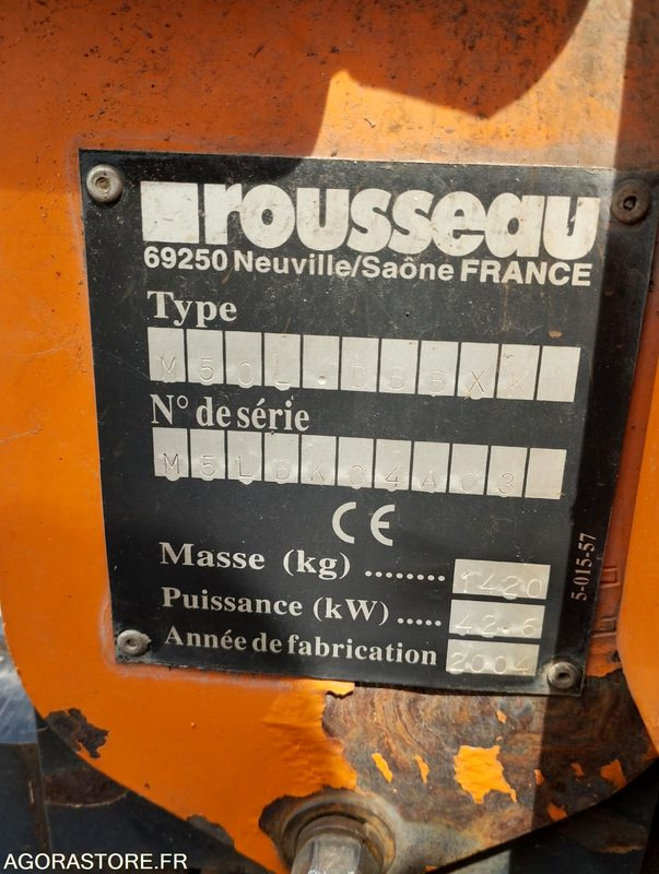 EPAREUSE ROUSSEAU MINAUTOR 5000L n°M5LBK04A03 - Limpa bermas: foto 4 EPAREUSE ROUSSEAU MINAUTOR 5000L n°M5LBK04A03 - Limpa bermas: foto 4