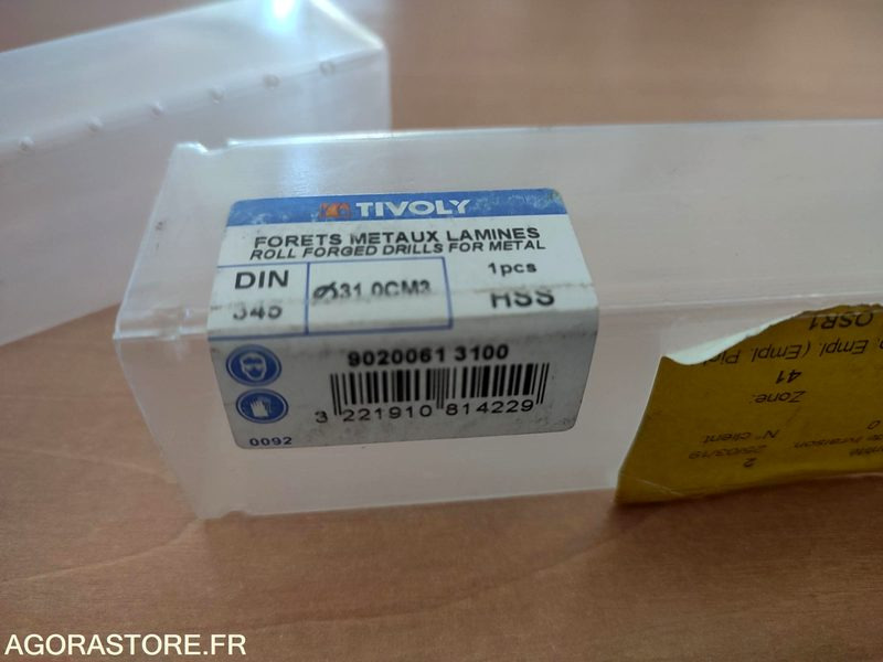 Foret Ø 31 CM³ HSS DIN 345 métaux laminés - Ferramenta/ Equipamento: foto 2 Foret Ø 31 CM³ HSS DIN 345 métaux laminés - Ferramenta/ Equipamento: foto 2