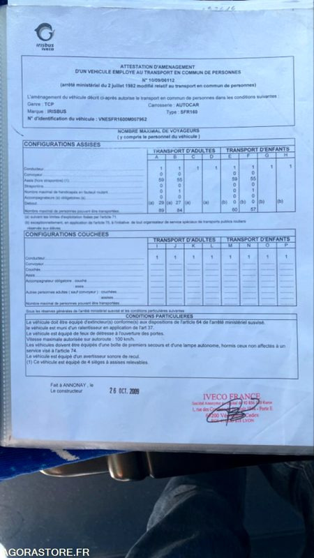 Autocarro escolar IVECO BUS CROSSWAY N°093414: foto 7