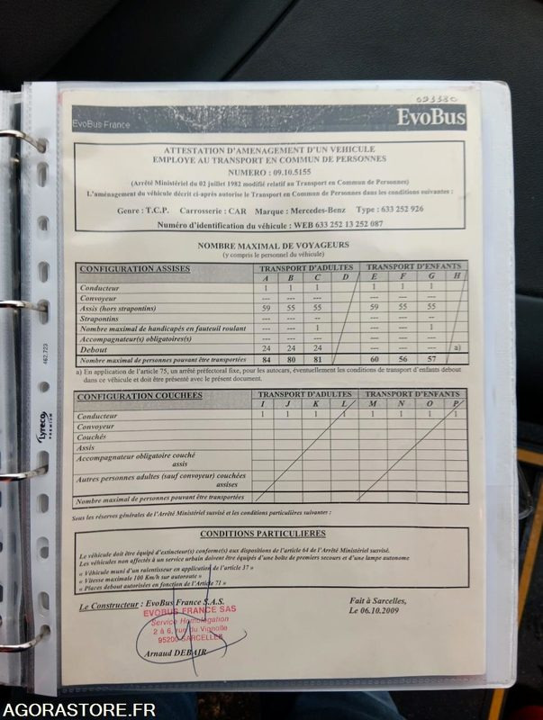 MERCEDES INTOURO N°093380 - Autocarro escolar: foto 3 MERCEDES INTOURO N°093380 - Autocarro escolar: foto 3