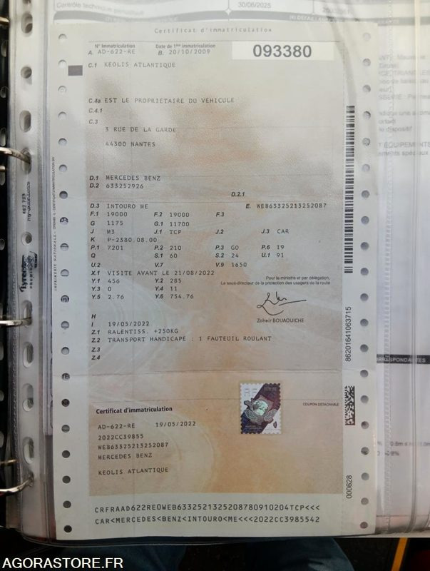 MERCEDES INTOURO N°093380 - Autocarro escolar: foto 4 MERCEDES INTOURO N°093380 - Autocarro escolar: foto 4