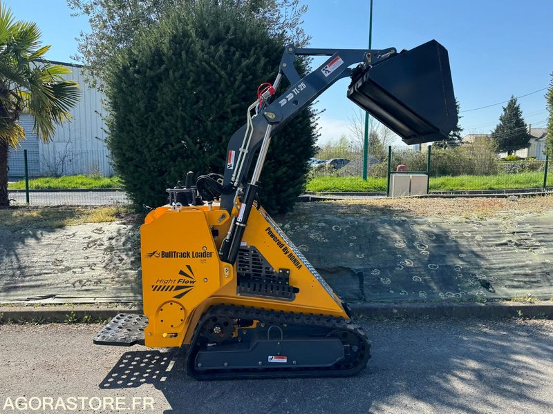 Mini chargeuse porte outils à chenilles moteur Honda 22CV. - Mini pá carregadora de rastos: foto 1 Mini chargeuse porte outils à chenilles moteur Honda 22CV. - Mini pá carregadora de rastos: foto 1