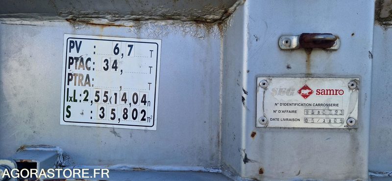 Remorque 3 essieux SAMRO - Semi-reboque: foto 4 Remorque 3 essieux SAMRO - Semi-reboque: foto 4