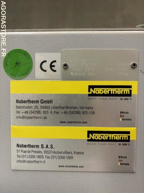 Four à gaz céramique Nabertherm NB 440 - Ferramenta/ Equipamento: foto 2 Four à gaz céramique Nabertherm NB 440 - Ferramenta/ Equipamento: foto 2