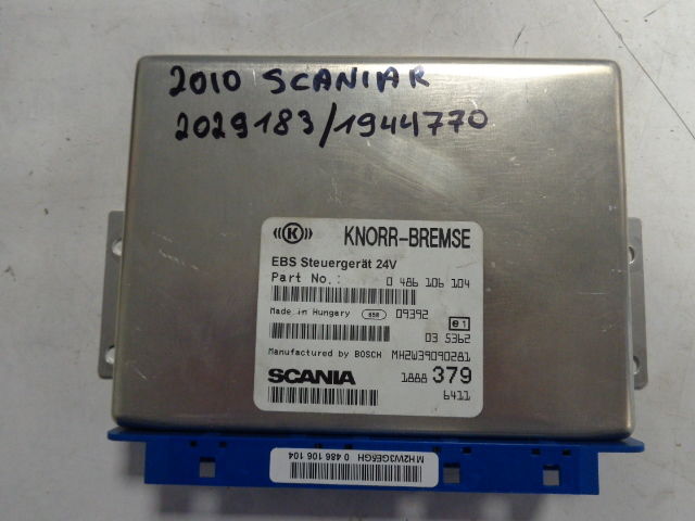 KNORR-BREMSE EBS control unit - Centralina electrónica por Camião: foto 1 KNORR-BREMSE EBS control unit - Centralina electrónica por Camião: foto 1