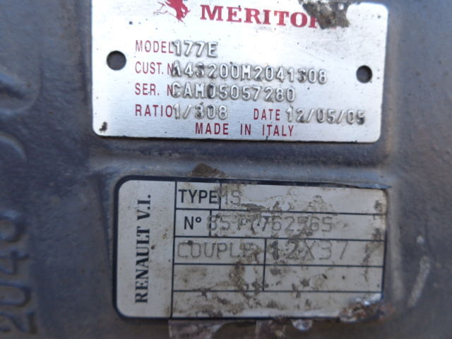 Renault Meritor 177E , MS17X, RSS1344C ! All ratios 2.85 ; 2.64 ; 3.08 ; - Diferencial por Camião: foto 4 Renault Meritor 177E , MS17X, RSS1344C ! All ratios 2.85 ; 2.64 ; 3.08 ; - Diferencial por Camião: foto 4