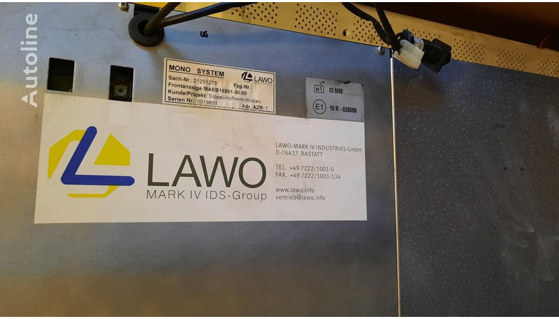 Iveco Mobitec LG2010000-000 Lawo D-76437 .Hanover OL020A.1780556(18568 - Painel de instrumentos: foto 4 Iveco Mobitec LG2010000-000 Lawo D-76437 .Hanover OL020A.1780556(18568 - Painel de instrumentos: foto 4