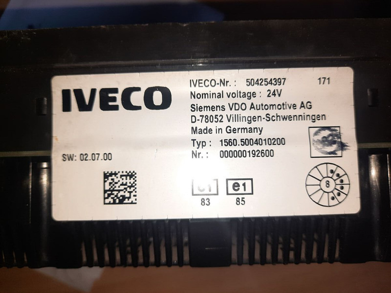 Iveco климат контроль Iveko - Painel de instrumentos: foto 4 Iveco климат контроль Iveko - Painel de instrumentos: foto 4