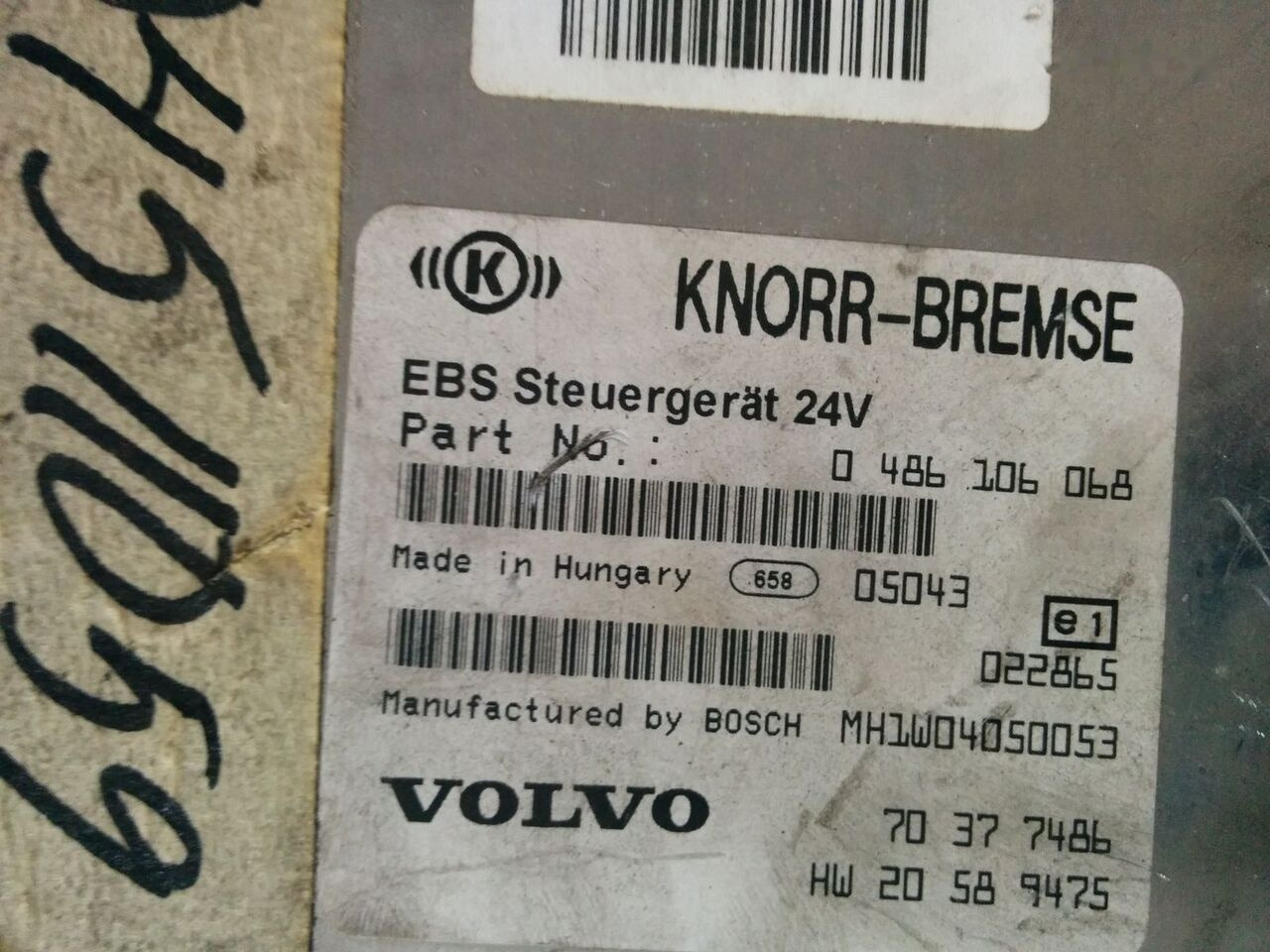 Scania KNORR-BREMSE 0486106021\. 0486106026\. 0486106028\. 0486106041\. MAN Volvo - Centralina electrónica por Ônibus: foto 5 Scania KNORR-BREMSE 0486106021\. 0486106026\. 0486106028\. 0486106041\. MAN Volvo - Centralina electrónica por Ônibus: foto 5