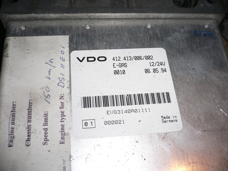 Scania VDO 412.413/006/002 - Centralina electrónica: foto 2 Scania VDO 412.413/006/002 - Centralina electrónica: foto 2