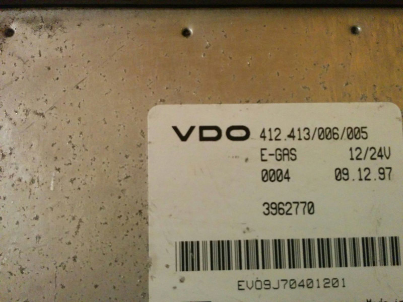 Scania VDO 412.413/006/005 412.413/006/002 - Centralina electrónica: foto 4 Scania VDO 412.413/006/005 412.413/006/002 - Centralina electrónica: foto 4