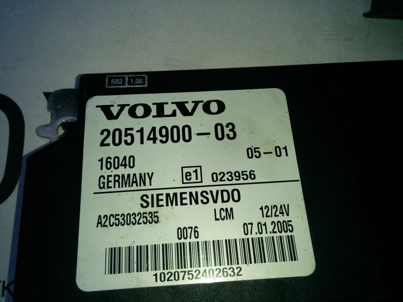 Volvo Siemts VDO 20514900-03 20569213-P03. 20744283-01. 20865208-02. - Centralina electrónica: foto 3 Volvo Siemts VDO 20514900-03 20569213-P03. 20744283-01. 20865208-02. - Centralina electrónica: foto 3