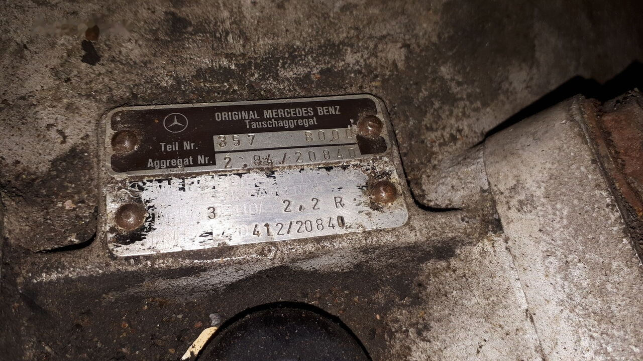 Caixa de velocidade por Ônibus W 3H 110 . W4B 110.3 0 . G4-130.   Mercedes-Benz o405 O 350/ MAN: foto 13