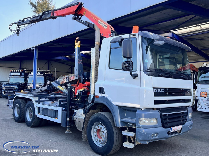 DAF CF 85.410 6x4 Steel springs, Palfinger PK 16001, Palift - Camião polibenne, Camião grua: foto 1 DAF CF 85.410 6x4 Steel springs, Palfinger PK 16001, Palift - Camião polibenne, Camião grua: foto 1