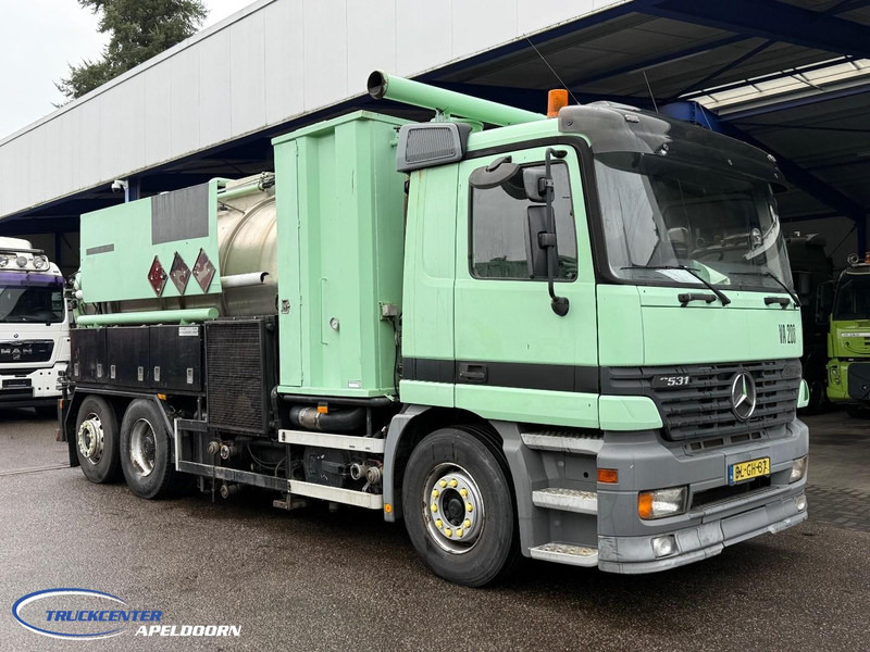 Mercedes-Benz ACTROS 2531 L 6X2/NLA ADR, RVS tank, Naafreductie - Caminhão limpa fossa: foto 1 Mercedes-Benz ACTROS 2531 L 6X2/NLA ADR, RVS tank, Naafreductie - Caminhão limpa fossa: foto 1