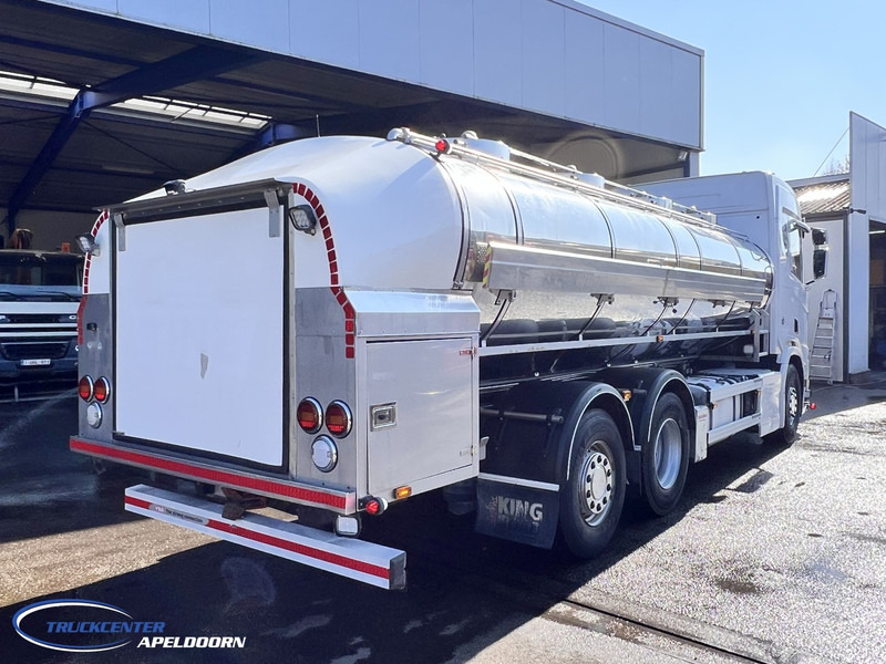 Scania R580 V8 NGS Retarder, 15500 Liter Milk - Milch - Stainless steel - Edelstahl - Caminhão tanque: foto 2 Scania R580 V8 NGS Retarder, 15500 Liter Milk - Milch - Stainless steel - Edelstahl - Caminhão tanque: foto 2