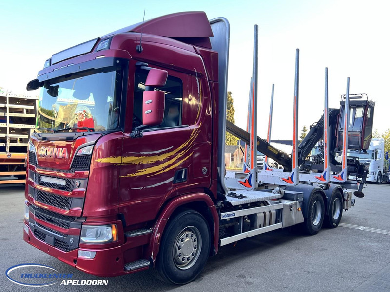 Scania R650 V8 NGS 6x4, Retarder, Jonsered ('18) - Camião de transporte de madeira, Camião grua: foto 3 Scania R650 V8 NGS 6x4, Retarder, Jonsered ('18) - Camião de transporte de madeira, Camião grua: foto 3