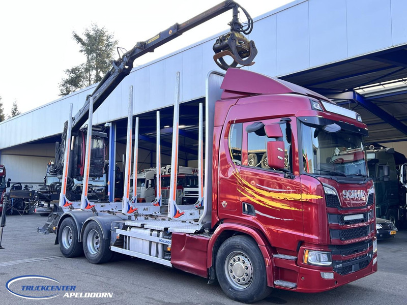 Scania R650 V8 NGS 6x4, Retarder, Jonsered ('18) - Camião de transporte de madeira, Camião grua: foto 1 Scania R650 V8 NGS 6x4, Retarder, Jonsered ('18) - Camião de transporte de madeira, Camião grua: foto 1