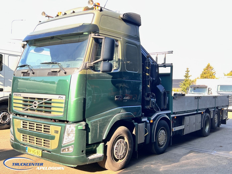 Volvo FH 440 HIAB 800 E4, 8x2 - Camião de caixa aberta/ Plataforma, Camião grua: foto 3 Volvo FH 440 HIAB 800 E4, 8x2 - Camião de caixa aberta/ Plataforma, Camião grua: foto 3