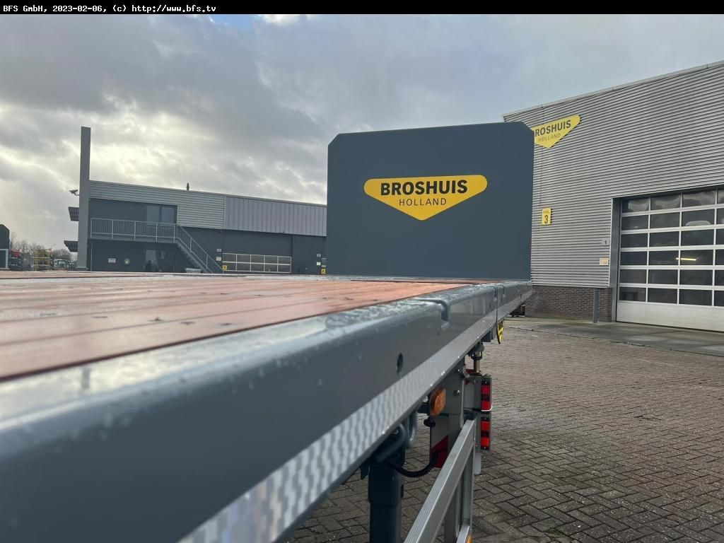 Broshuis Telesattel 1x ausziehbar 3-Achs Telesattel Leich - Semi-reboque plataforma/ Caixa aberta: foto 3 Broshuis Telesattel 1x ausziehbar 3-Achs Telesattel Leich - Semi-reboque plataforma/ Caixa aberta: foto 3