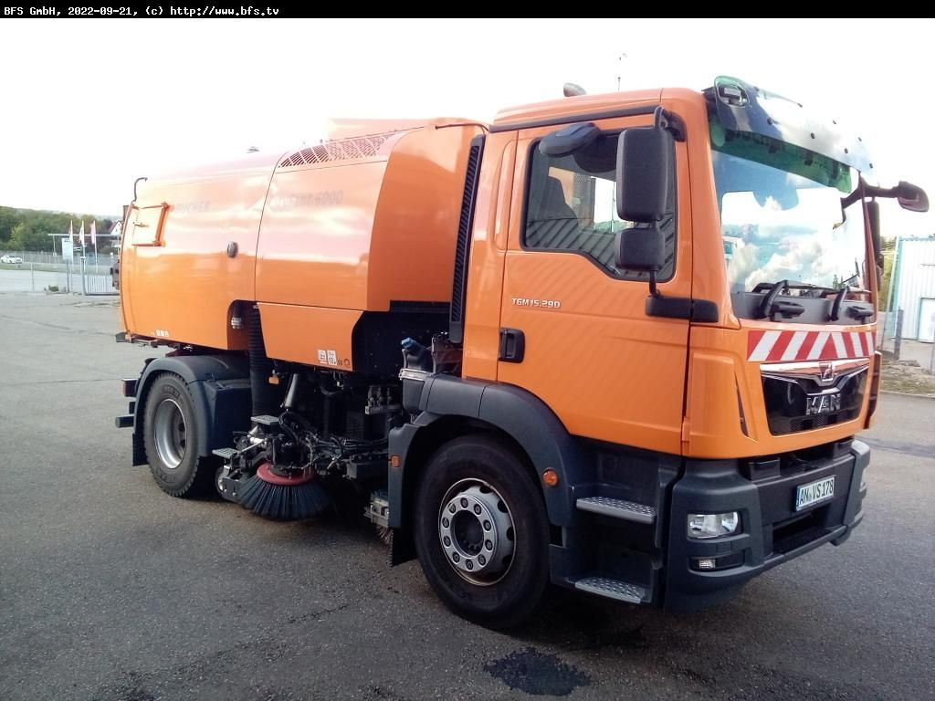 MAN TGM 15.290 4x2 BL CityFant 6000 SH Doppelseitige - Varredora urbana: foto 2 MAN TGM 15.290 4x2 BL CityFant 6000 SH Doppelseitige - Varredora urbana: foto 2