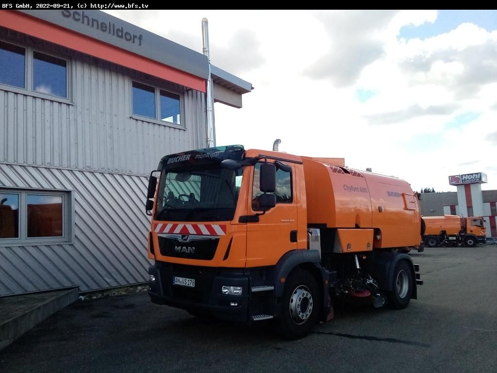 MAN TGM 15.290 4x2 BL CityFant 6000 SH Doppelseitige - Varredora urbana: foto 1 MAN TGM 15.290 4x2 BL CityFant 6000 SH Doppelseitige - Varredora urbana: foto 1
