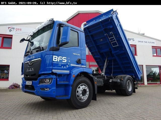 MAN TGM (TG3) 15.320 4x2 BL 3-Seiten Kipper, Anhänge - Camião basculante: foto 1 MAN TGM (TG3) 15.320 4x2 BL 3-Seiten Kipper, Anhänge - Camião basculante: foto 1